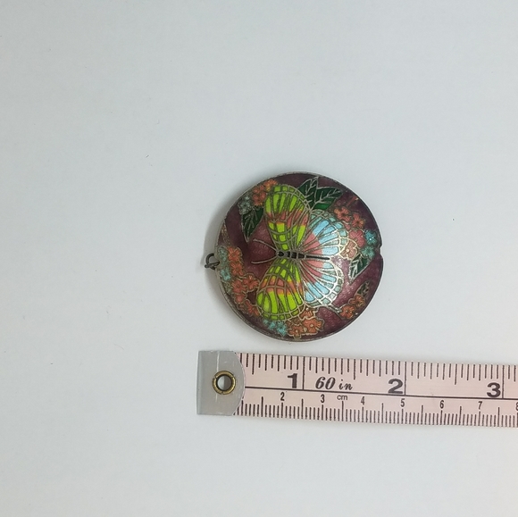 Bundle only:Beautiful butterfly enamel pendant - Picture 2 of 2